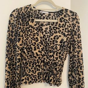 Brand new and never worn Zara silk top